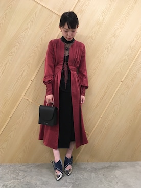 「mame」｜わたなべさん（レディース・163cm）の夏コーディネート