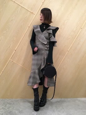 「self-portrait（セルフポートレート）のアイテム」を使った、わたなべさん（レディース・163cm）の夏コーディネート