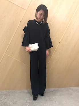 「AKIRA NAKA」｜わたなべさん（レディース・163cm）の秋コーディネート