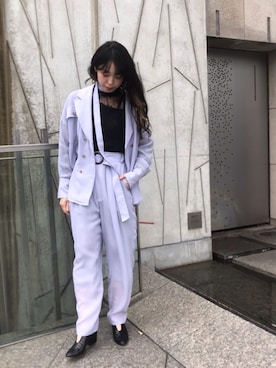「STAIR（ステア）のアイテム（ジャケット/アウター）」を使った、わたなべさん（レディース・163cm）の冬コーディネート