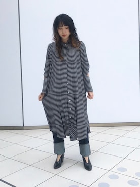 「STAIR（ステア）のアイテム」を使った、わたなべさん（レディース・163cm）の冬コーディネート
