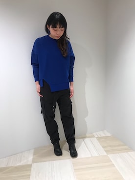 「ENFOLD（エンフォルド）のアイテム」を使った、わたなべさん（レディース・163cm）の春コーディネート