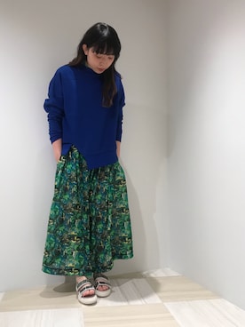 「ENFOLD（エンフォルド）のアイテム」を使った、わたなべさん（レディース・163cm）の春コーディネート