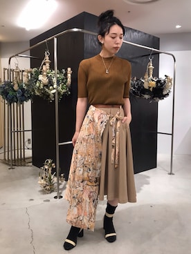 「baebae（ベベ）のアイテム」を使った、わたなべさん（レディース・163cm）の夏コーディネート