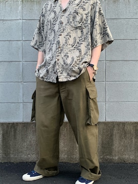 「アイテム（福袋/福箱、シルバー系）」を使った、raikiさん（メンズ・176cm）の夏コーディネート