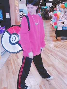 「pokemon」｜XIWIさん（メンズ・172cm）の春コーディネート