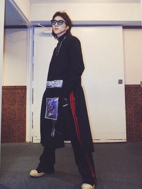 「XIWI（シーウィー）のアイテム（トップス）」を使った、XIWIさん（メンズ・172cm）の春コーディネート