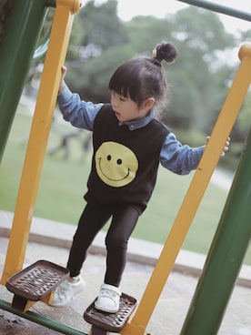 「NOのアイテム」を使った、高兴さん（キッズ・100cm）の冬コーディネート