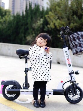 「NOのアイテム」を使った、高兴さん（キッズ・100cm）の冬コーディネート