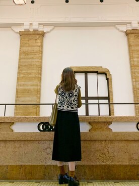 ベストを使った アンティーク のレディース人気ファッションコーディネート Wear