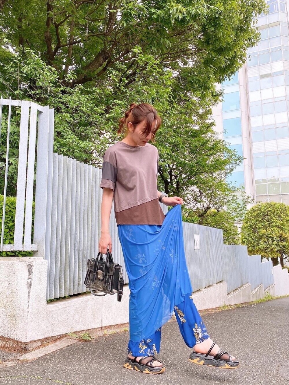 極美品✧定価24,200円 AULA AILA厚底 ビブラムソールサンダル AULA AILA（アウラアイラ）の「ビブラムソールサンダル（サンダル