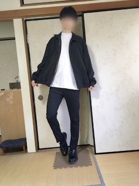 「THE CASUAL（カジュアル）のアイテム（スラックス）」を使った、いのさん（メンズ・180cm）の春コーディネート
