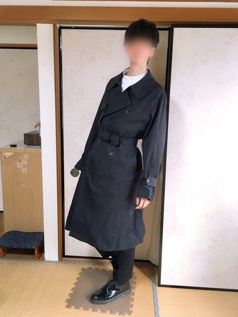 美品⭐️steven alan TC GABA BOLD トレンチコート 黒 S Steven Alan（スティーブンアラン）の「＜Steven Alan＞ TC GABA BOLD