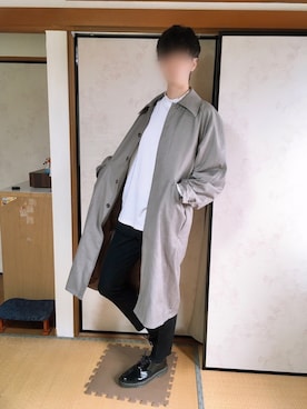 「CASPER JOHN（キャスパージョン）のアイテム（その他アウター）」を使った、いのさん（メンズ・180cm）の春コーディネート