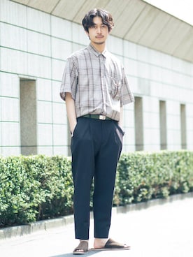 Souma Satoさん（メンズ・175cm）の夏コーディネート