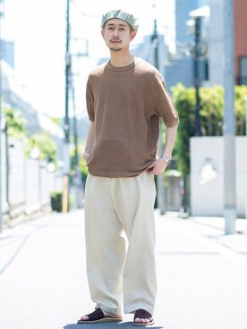 Souma Satoさん（メンズ・175cm）の夏コーディネート