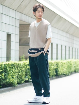 Souma Satoさん（メンズ・175cm）の秋コーディネート