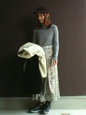 「アイテム（ブルゾン）」を使った、higumaさん（レディース・153cm・30代）の秋コーディネート