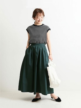 「スローブイエナ」｜「アイテム（その他シューズ）」を使った、ayumiさん（レディース・159cm）の秋コーディネート