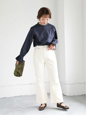 「スローブイエナ」｜「アイテム（その他シューズ）」を使った、ayumiさん（レディース・159cm）の秋コーディネート