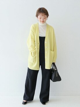 「スローブイエナ」｜「アイテム（オールインワン・サロペット）」を使った、ayumiさん（レディース・159cm）の冬コーディネート