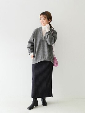 ayumiさん（レディース・159cm）の冬コーディネート