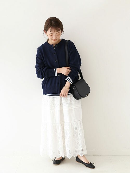 セール】2wayクルーネックニット◇（カーディガン/ボレロ）｜SLOBE