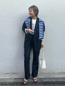 「スローブイエナ」｜「アイテム（スウェット）」を使った、ayumiさん（レディース・159cm）の冬コーディネート