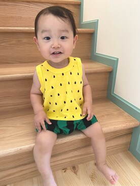 「おうちスタイル」｜「アイテム（その他）」を使った、kotakotaroさん（キッズ・70cm）の秋コーディネート