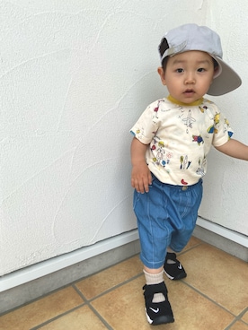 「paper（ペーパー）のアイテム」を使った、kotakotaroさん（キッズ・80cm）の夏コーディネート