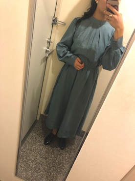 「ダスティブルー」｜raccoさん（レディース・153cm）の秋コーディネート