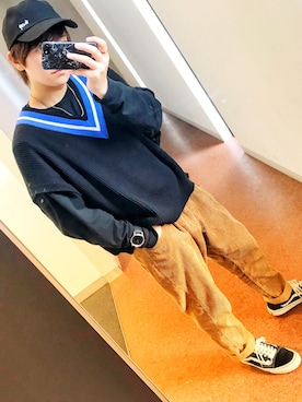 nanさん（メンズ・162cm）の冬コーディネート