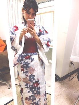 竹村佳奈さん（レディース・157cm）の夏コーディネート