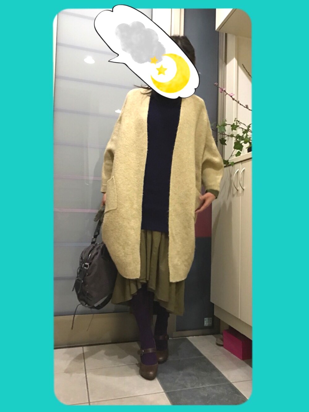 「GINZA Kanematsuのアイテム（パンプス、ブラウン系）」を使った、miさん（レディース・158cm）の春コーディネートの1枚目の写真