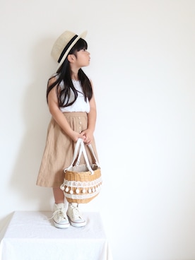 yukiさん（キッズ・100cm）の秋コーディネート