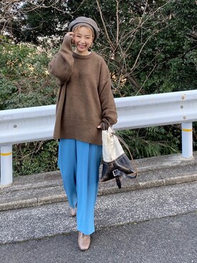 yumiko_nさんの「スクエアトゥショートブーツ」を使ったコーディネート
