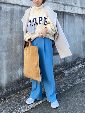 yumiko_nさん（レディース・157cm）の冬コーディネート