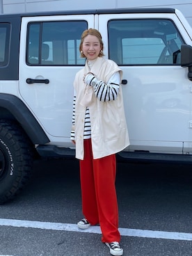 yumiko_nさん（レディース・157cm）の春コーディネート