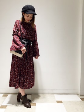 「a.v.v（アーヴェヴェ）のアイテム」を使った、yuri.さん（レディース・158cm）の秋コーディネート