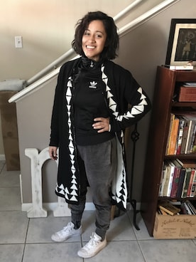 「Mossimo（モッシモ）のアイテム（パンツ）」を使った、soi-kさん（レディース・150cm）の冬コーディネート