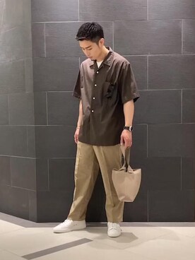 「ベーシック/トラッド」｜古田 享丞さん（メンズ・177cm）の春コーディネート