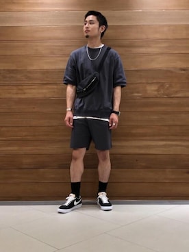 古田 享丞さん（メンズ・177cm）の夏コーディネート