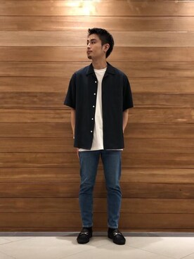 古田 享丞さん(メンズ・177cm)の夏コーディネート
