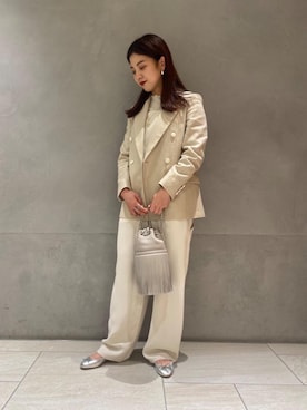 「UNITED ARROWS（ユナイテッドアローズ）のアイテム（オールインワン・サロペット）」を使った、yukaさん（レディース・155cm）の冬コーディネート