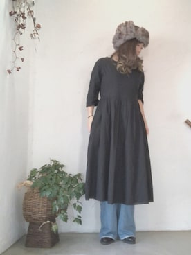 「EMMA NOVEMBER　（エマノーヴェンバー）のアイテム」を使った、さーさん（レディース・150cm）の冬コーディネート