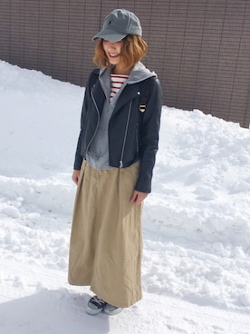 mizukiさん（レディース・161cm）の冬コーディネート