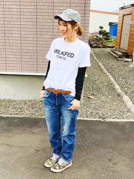 mizukiさん（レディース・161cm）の春コーディネート