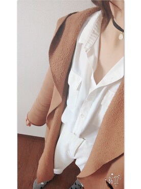 「179/WG（イチナナキュウダブルジー）のアイテム（ハンチング/ベレー帽）」を使った、shinoさん（レディース・165cm）の冬コーディネート