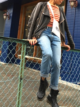 「HERFEE（ハーフィー）のアイテム」を使った、anjuponponさん（レディース・152cm）の冬コーディネート