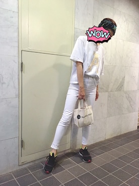 「丈短トップス」｜akiさん（レディース・165cm）の夏コーディネート